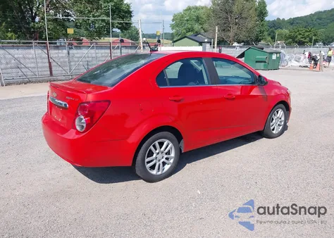 2013 Chevrolet Sonic Lt Auto из США, поврежденный, VIN 1G1JC5SH7D4167023